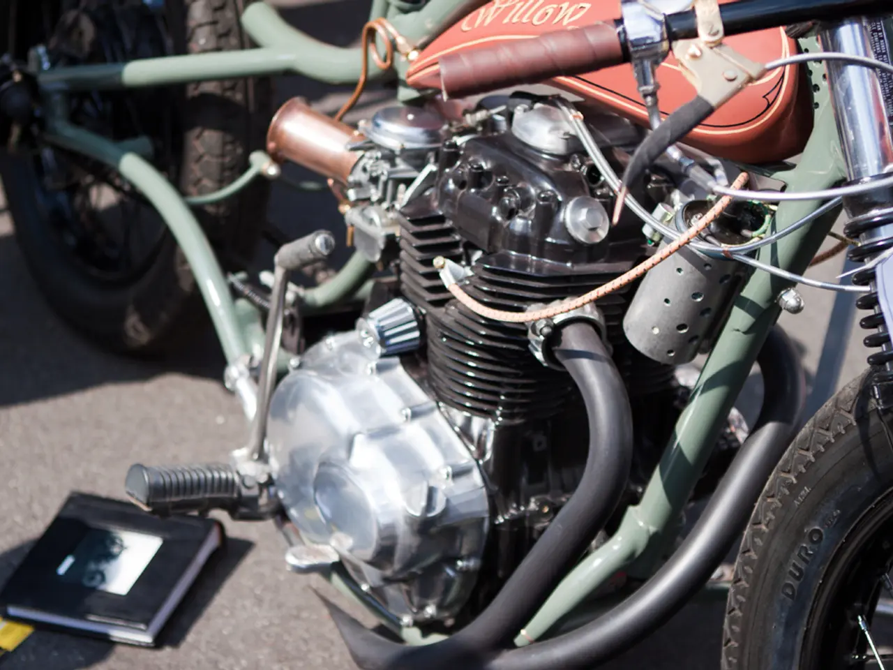 As we can see in the image there are motorcycles and a book.