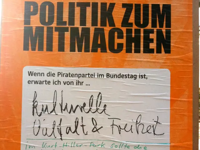 In this picture we can see an orange board and on the board it is written something.